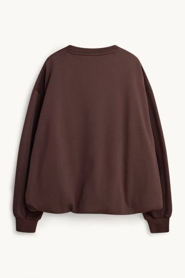 Dames - Sweatshirt - bruin