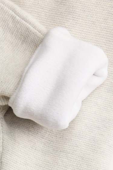 Unisexe - Leggings chauds pour bébé - gris clair