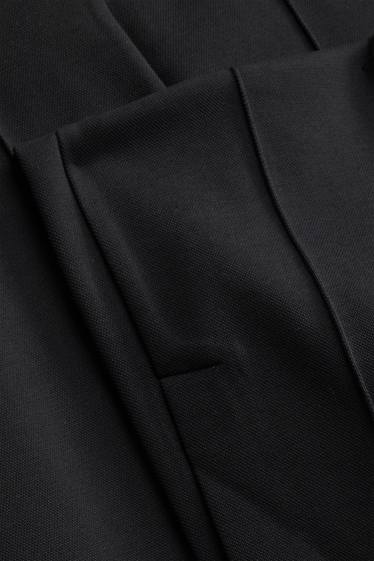 Dona - Pantalons de tela - high waist - skinny fit - negre