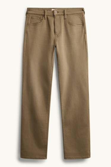 Hommes - Straight jean - Flex jog denim - LYCRA® - kaki
