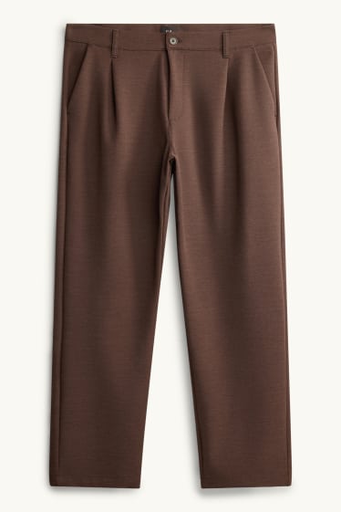 Bărbați - Chino - relaxed fit - maro