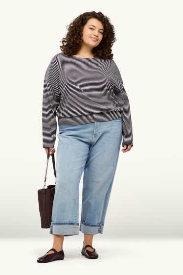 Dona - Boyfriend Jeans - mid waist - texà blau