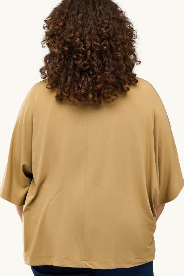 Donna - T-shirt - relaxed fit - marrone chiaro