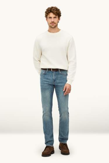 Bărbați - Slim jeans - LYCRA® - denim-albastru