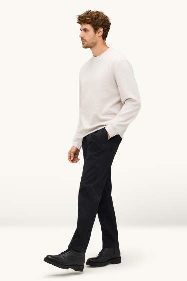 Herren - Chino - Relaxed Fit - LYCRA® - schwarz