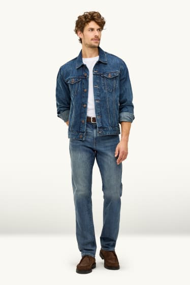 Herren - Straight Jeans - LYCRA® - jeansblau