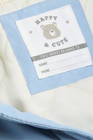 Baby Jungen - Micky Maus - Baby-Collegejacke - gefüttert - blau