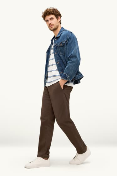 Herren - Chino - Regular Fit - LYCRA® - braun