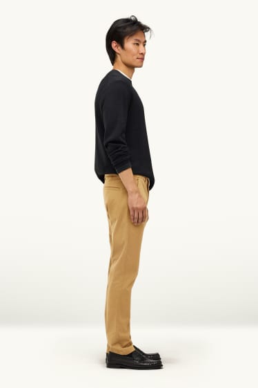 Uomo - Pantaloni chino - slim fit - beige