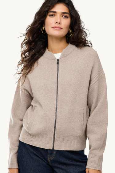 Dames - Vest - beige