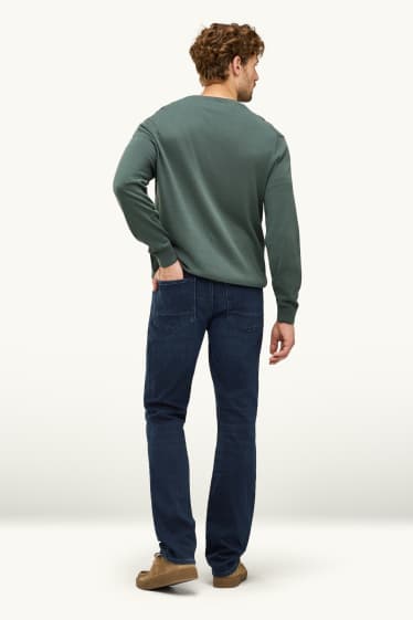 Uomo - Straight jeans - Flex jog denim - LYCRA® - blu scuro