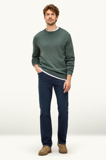 Uomo - Straight jeans - Flex jog denim - LYCRA® - blu scuro