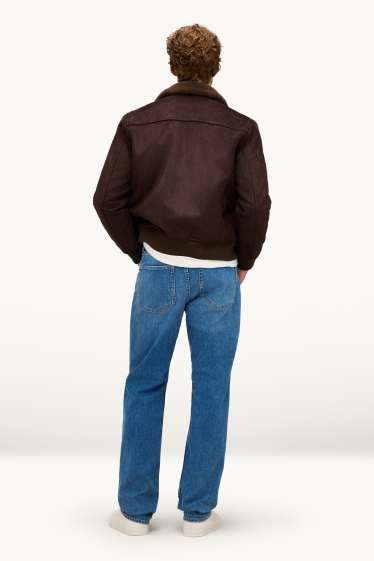 Heren - Straight jeans - jeansblauw