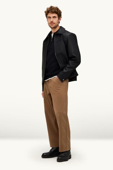 Herren - Relaxed Jeans - braun