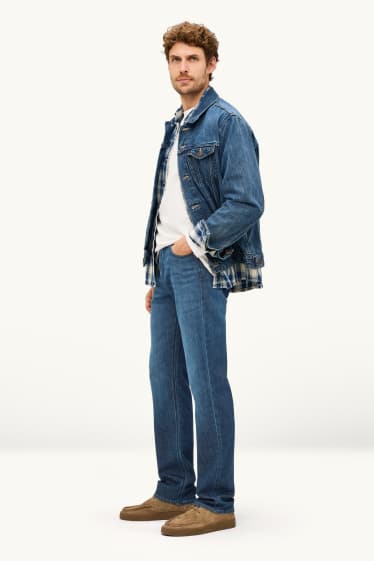 Heren - Straight jeans - jeansblauw