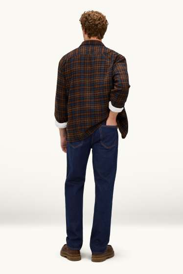 Men - Straight jeans - denim-dark blue