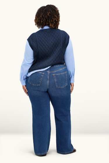 Donna - Jeans a gamba larga - vita media - jog denim - LYCRA® - jeans blu