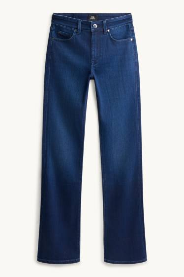 Femmes - Bootcut jean - mid waist - bleu foncé