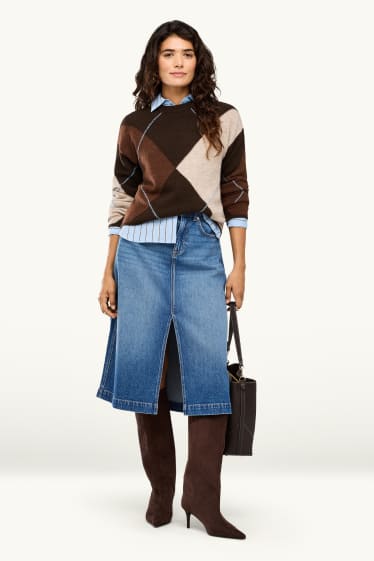 Donna - Gonna di jeans - jeans blu