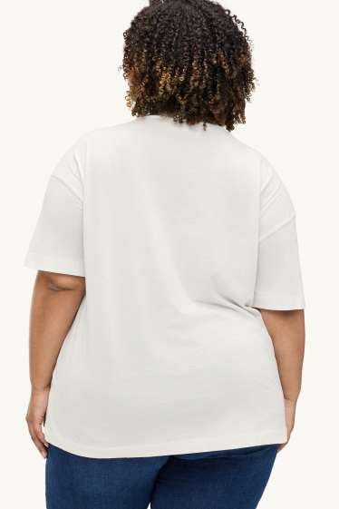 Women - T-shirt - regular fit - snow white