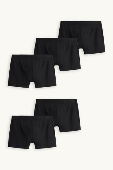 Bărbați - Multipack 5 perechi - chiloți boxer - negru
