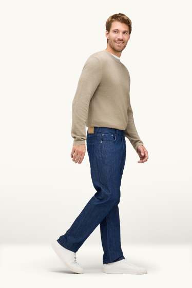 Herren - Straight Jeans - COOLMAX® - dunkeljeansblau