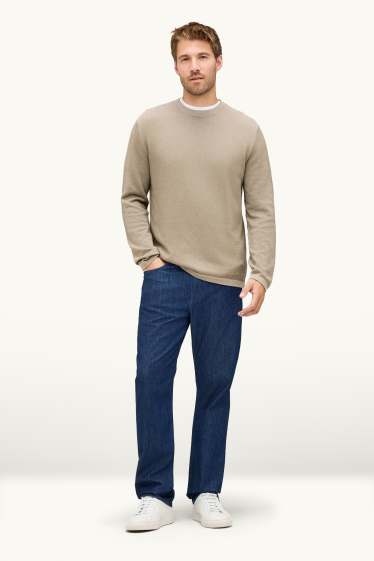 Herren - Straight Jeans - COOLMAX® - dunkeljeansblau