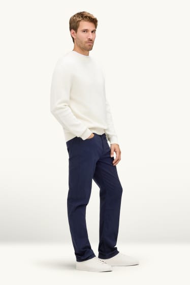 Herren - Hose - Straight Fit - dunkelblau