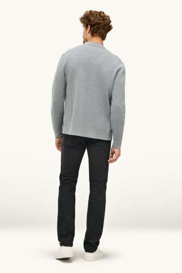 Pánské - Slim jeans - LYCRA® - černá
