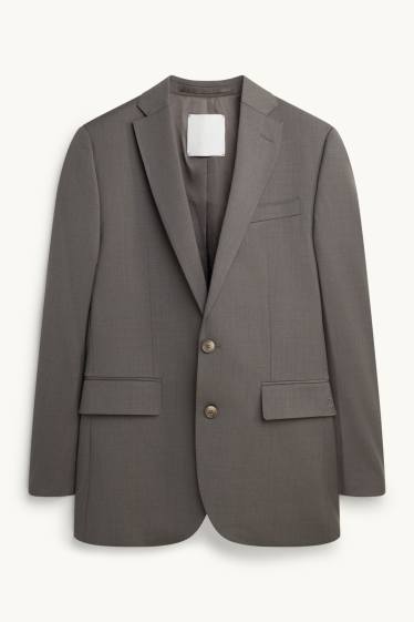 Damen - Longblazer - Regular Fit - grau