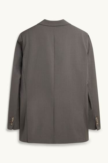 Damen - Longblazer - Regular Fit - grau