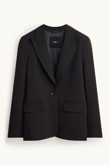 Femmes - Blazer de bureau - cintré - noir