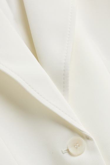Femmes - Blazer de bureau - cintré - blanc pur