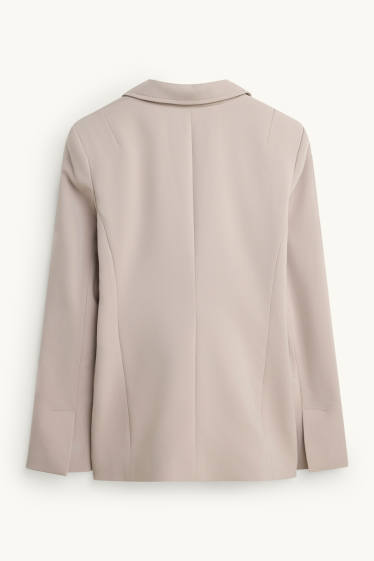 Damen - Business-Blazer - tailliert - sandfarben