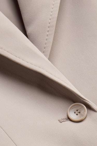 Damen - Business-Blazer - tailliert - sandfarben