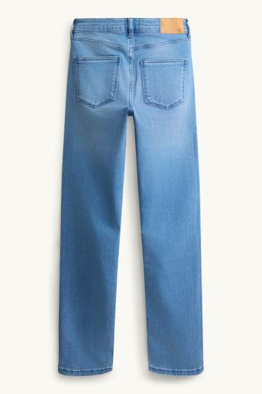 Donna - Straight jeans - vita media - jeans blu