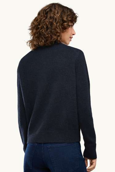 Damen - Strickjacke - dunkelblau