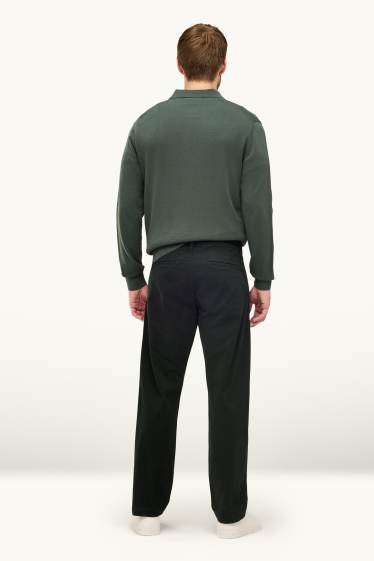 Men - Chinos - regular fit - black