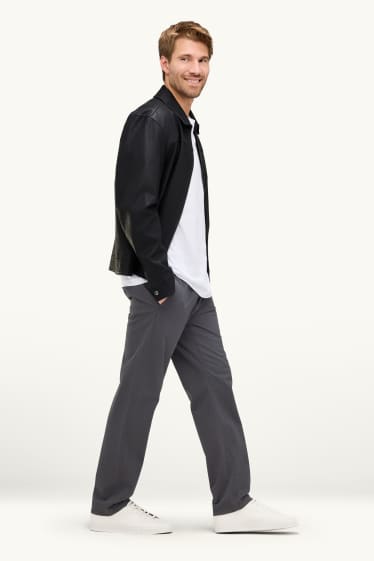 Herren - Chino - Regular Fit - dunkelgrau