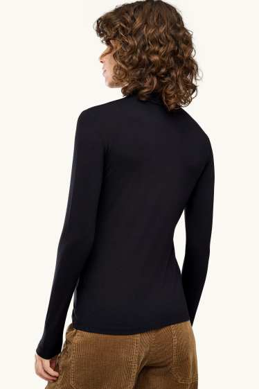 Women - Long sleeve top - black