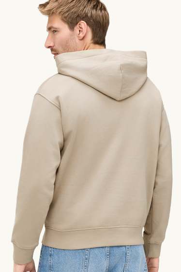 Herren - Hoodie - beige