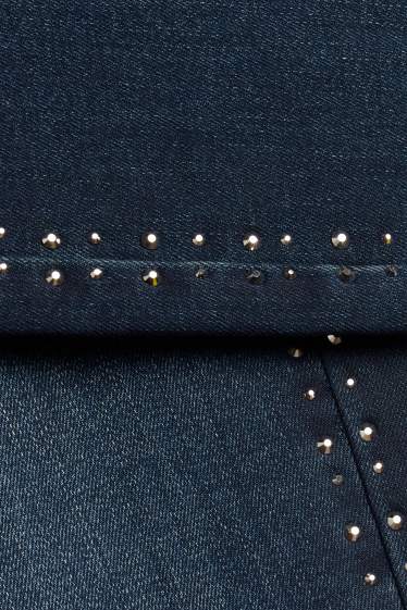 Donna - Straight jeans - vita media - LYCRA® - jeans blu scuro