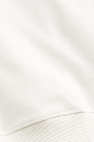Donna - Felpa - bianco crema