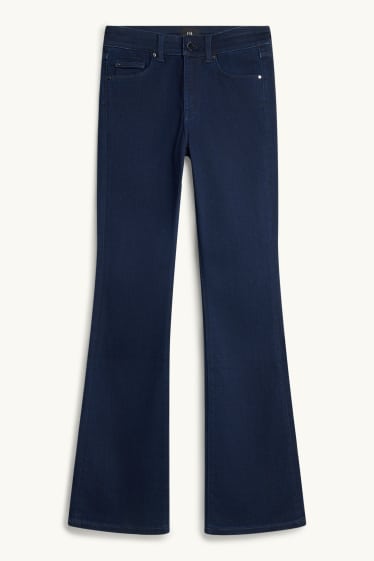 Dona - Bootcut Jeans - mid waist - blau fosc