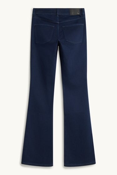 Dona - Bootcut Jeans - mid waist - blau fosc