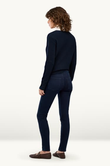 Damen - Skinny Jeans - Mid Waist - Shaping-Jeans - LYCRA® - dunkeljeansblau