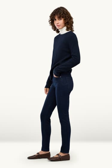 Damen - Skinny Jeans - Mid Waist - Shaping-Jeans - LYCRA® - dunkeljeansblau