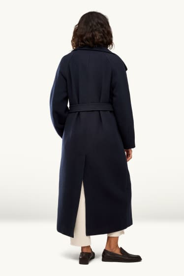 Women - Coat - dark blue