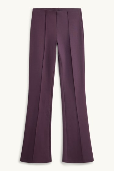 Damen - Flared Leggings - lila