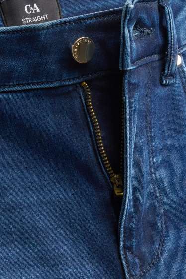 Dona - Straight Jeans - mid waist - texà blau